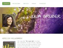 Tablet Screenshot of julia-gruber.com